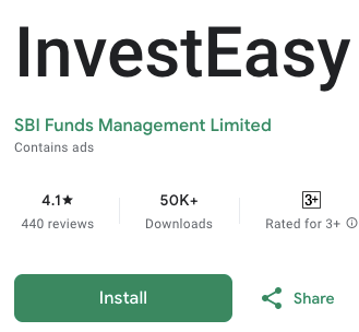 Invest Easy SBI MF